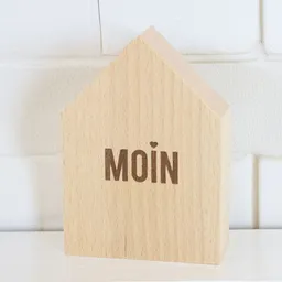 Bow & Hummingbird Bow & Hummingbird Großes Deko-Holzhäuschen Moin – Produktbild 1 von 1