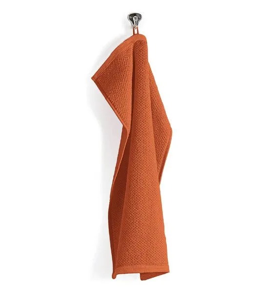 Kushel Towels Kushel Towels Gästehandtuch aus Biobaumwolle & TENCEL Modal, Terra cotta, – Produktbild 1 von 4