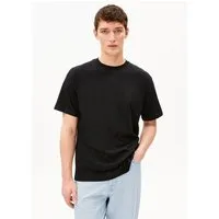 ARMEDANGELS ARMEDANGELS MAARKOS LINEN Herren T-Shirt aus Baumwoll-Leinen-Mix, Black, – Produktbild 1 von 1