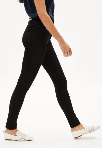 ARMEDANGELS ARMEDANGELS INGAA Damen Skinny Jeans High Waist Bio-Baumwoll Mix X-Stretch, Blue, – Produktbild 4 von 4