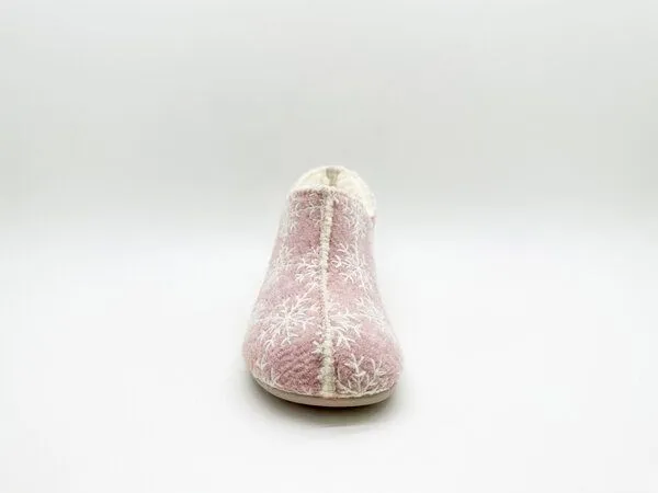 thies Veganer Kids Snow Slipper Boot "thies ® PET" aus recycelten Flaschen, Rose (rosa), – Produktbild 4 von 4