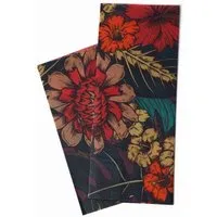El Puente El Puente Bienenwachstücher "Blüten", 2er-Set | Fair Trade & Handmade aus Indien | Bio-zertifiziert – Produktbild 1 von 1
