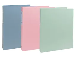 Exacompta 10 Exacompta Ringbücher "Autentik", Hardcover, DIN A4, 4 Ringe, sortiert – Produktbild 1 von 1