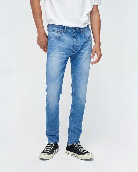 Kuyichi Kuyichi Jeans Slim Fit - Jamie, Blau (clouds), – Produktbild 4 von 6