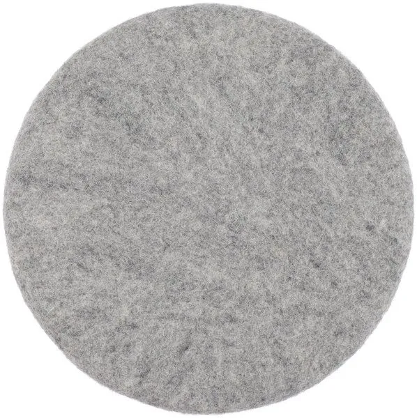 myfelt myfelt Flachfilz Sitzauflage (⌀ 36 cm, 36 x 36 cm), Grau (luis) meliert (carl), – Produktbild 1 von 4