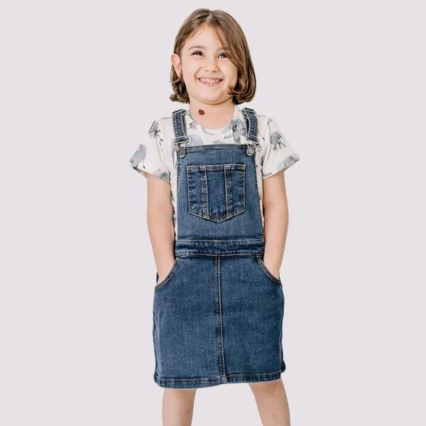 Walkiddy Jeans Kinder Dunkelblau Walkiddy - Nachhaltig, 98% Bio-Baumwolle, GOTS-zertifiziert, umweltfreundlich, allergikerfreundlich, fair produziert, zeitlos, komfortabel – Produktbild 1 von 3