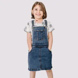 Walkiddy Jeans Kinder Dunkelblau Walkiddy - Nachhaltig, 98% Bio-Baumwolle, GOTS-zertifiziert, umweltfreundlich, allergikerfreundlich, fair produziert, zeitlos, komfortabel – Produktbild 1 von 1