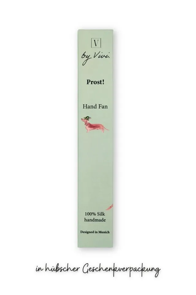by Vivi. by Vivi. Hundeleinen-Führungsstange Fächer - PROST!, Eukalyptus, – Produktbild 2 von 2