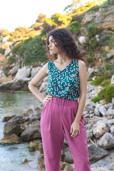 WiDDA berlin WiDDA berlin Hose Jupp in Pink aus Tencel – Produktbild 4 von 4