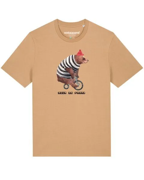 watapparel watapparel T-Shirt Unisex Tour de Franz, Latte, – Produktbild 1 von 4