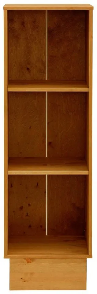 OTTO home Regal Milan, Höhe 128 cm, Massivholz, FSC®-zertifiziert, Beige, – Produktbild 3 von 5