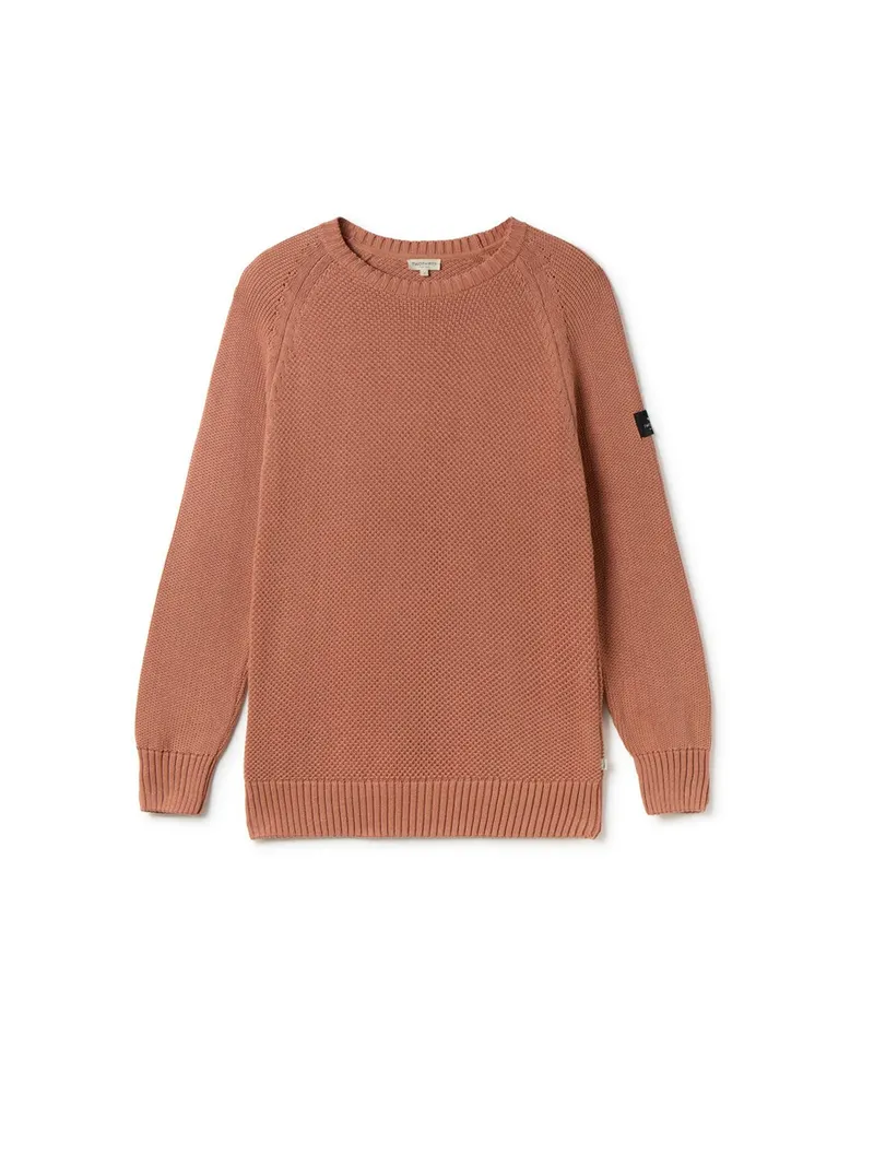 TWOTHIRDS TWOTHIRDS Herren vegan Pullover Tortuga Ziegelrosa, Rosa, – Produktbild 1 von 2