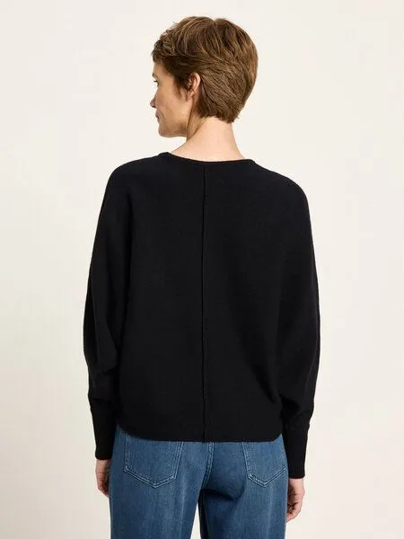 LANIUS LANIUS Fledermaus Pullover, Black, – Produktbild 4 von 4