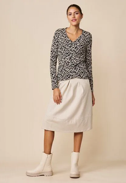 LANA Organic LANA Organic Wickelshirt, Modell Louise, Jelena white sand, – Produktbild 2 von 4