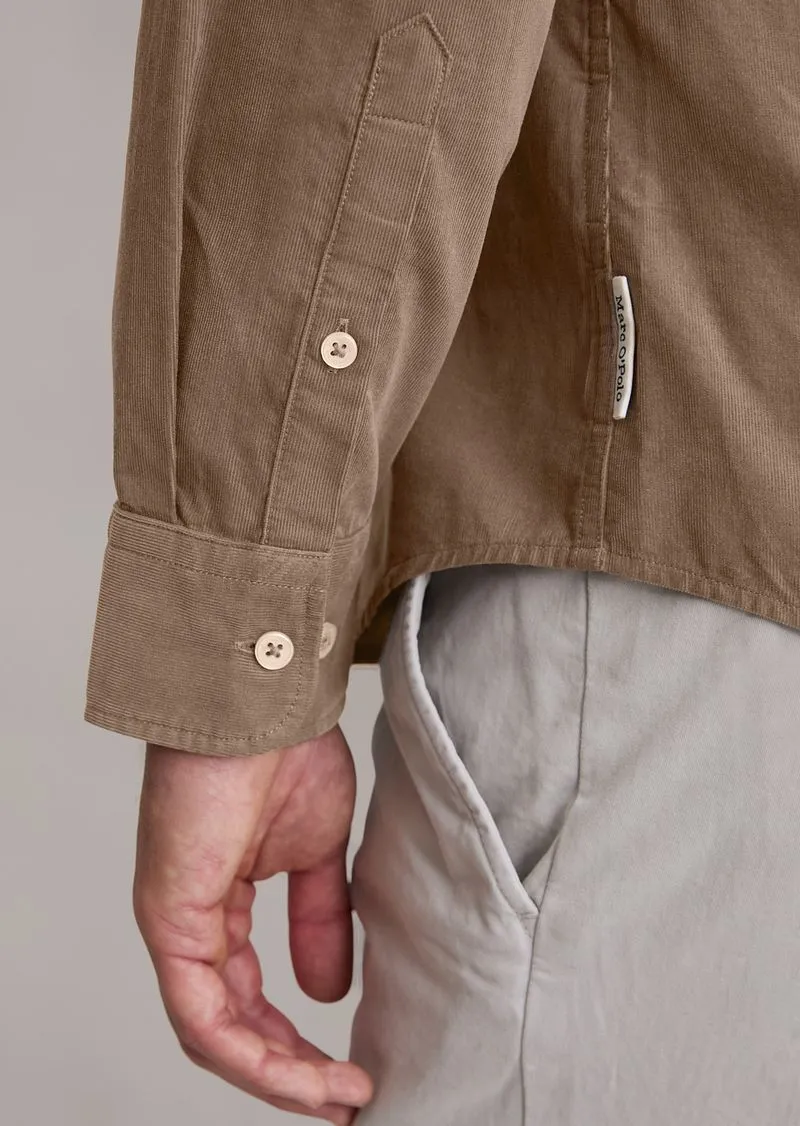 Marc O'Polo Marc O'Polo Overhemd Fine Corduroy Taupe - Größe XXL, Taupe, – Produktbild 3 von 5