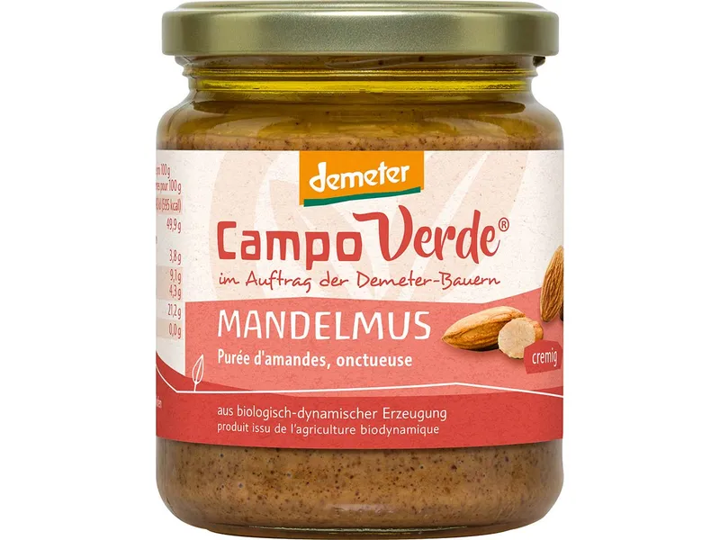 Campo Verde Campo Verde Bio-Mandelmus, cremig, 250 g – Produktbild 1 von 1