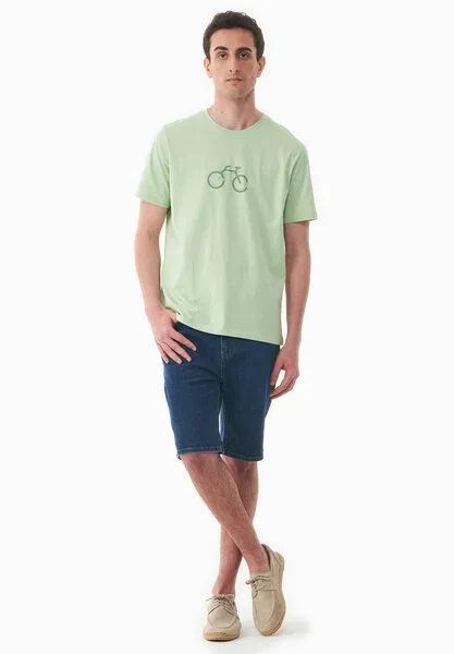 ORGANICATION ORGANICATION T-Shirt aus Bio-Baumwolle, Grün(foam green), – Produktbild 2 von 4