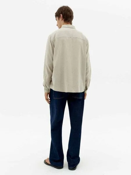 thinking mu thinking mu Hemd - Ant Shirt - aus biologischen Materialien, Oatmeal (beige), – Produktbild 2 von 4