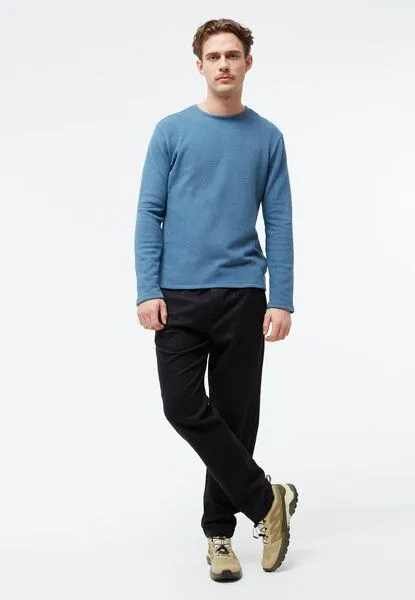 Givn Berlin Givn Berlin Flanellhose GBERIC aus Bio-Baumwolle mit Gummibund, Anthracite, – Produktbild 1 von 3