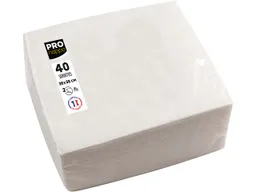 ProNappe 40 ProNappe Servietten 38 x 38 cm, weiß – Produktbild 1 von 1