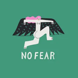 Photocircle Photocircle Poster / Leinwandbild - No Fear – Produktbild 1 von 1