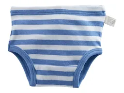 HANS NATUR Kinder Slip Bio-Baumwolle blau-off white Gr.86/92 – Produktbild 1 von 1