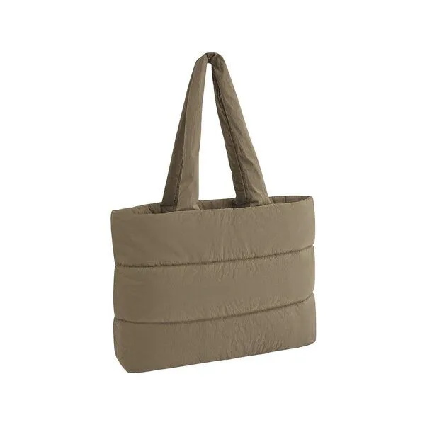 BagBase BagBase Quilted Schultertasche Recyceltes PET, Earth green, – Produktbild 1 von 4