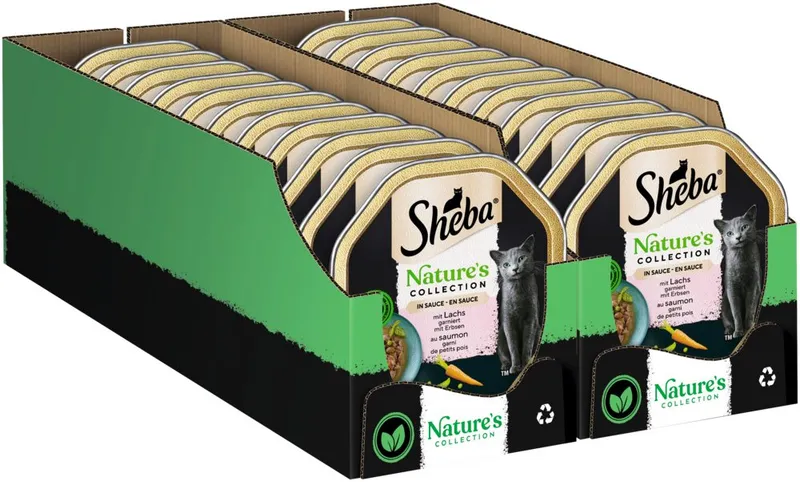 Sheba Sheba SHEBA® Schale Nature´s Collection in Sauce mit Lachs 2 x 11 x 85g, Nassfutter für: Katze – Produktbild 2 von 2