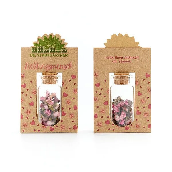 Die Stadtgärtner Die Stadtgärtner Getrocknete Blüten im Glas | Kreatives Geschenk für Lieblingsmenschen – Produktbild 2 von 4