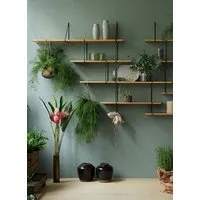 Hausen Hausen Wandregal LINK Trio shelf oak / black – Produktbild 1 von 1