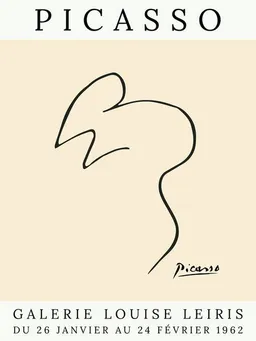 Photocircle Photocircle Poster / Leinwandbild - Picasso Maus – beige – Produktbild 1 von 1