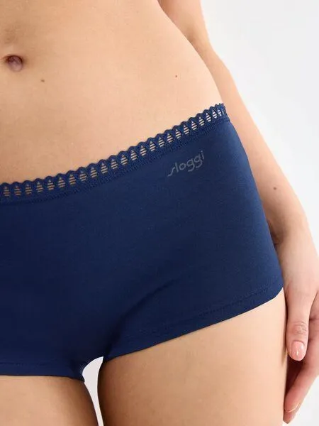 Sloggi Sloggi 3er Pack Shorts GO Crush Bio-Baumwolle, Turquoise - light combinatio, – Produktbild 4 von 4
