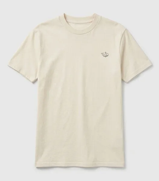 vis wear vis wear Wal der Liebe - Strand Surf - Pure Natural Bio Baumwolle Shirt, Natural, – Produktbild 2 von 3