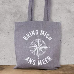 Bow & Hummingbird Bow & Hummingbird Baumwoll-Beutel "Bring mich ans Meer" – Produktbild 1 von 1