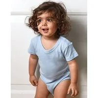 Neutral Neutral® Baby Wickelbody Strampler Kurzarm, Hellblau, – Produktbild 1 von 1