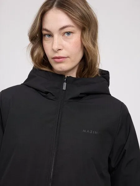 Mazine Mazine gefütterte Jacke aus recykeltem Plastik, Schwarz, – Produktbild 4 von 5
