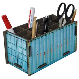 WERKHAUS WERKHAUS Container - Stiftebox Türkis aus Holz – Produktbild 1 von 1