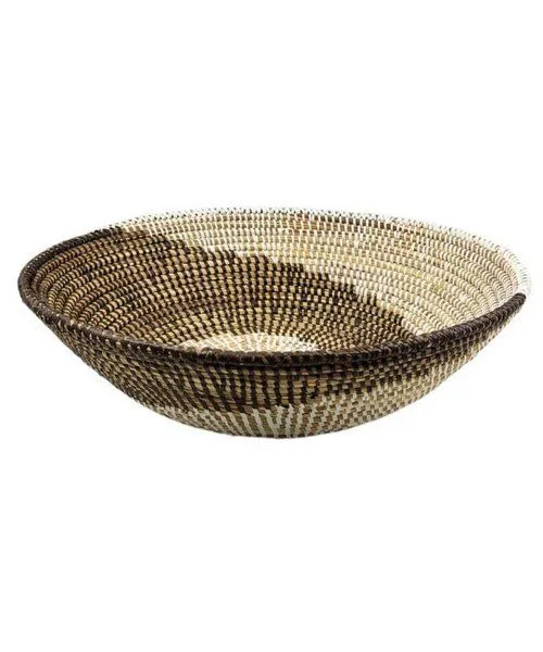 SWANE-Design SWANE-Design Obstschale & Brotkorb Senegal - rund geflochten, Kolda (braun), – Produktbild 2 von 2