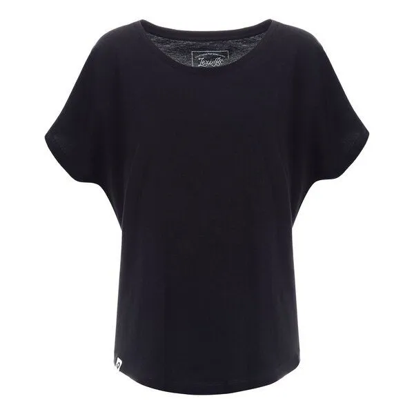 Lexi&Bö Lexi&Bö Damen Basic Oversized T-Shirt, Schwarz, – Produktbild 1 von 3
