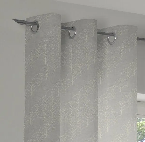 Nature by Adam Nature by Adam Vorhang aus 100% Bio-Baumwolle - Made in Germany - Argentinian Criolla light, Hellgrau, – Produktbild 1 von 7