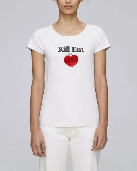 Human Family Human Family Bio Damen T-Shirt "Faith - Kill Em with Heart" – Produktbild 1 von 2