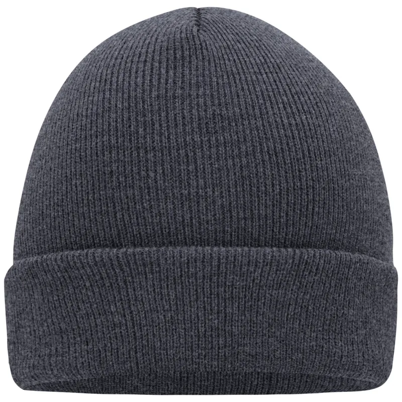 Myrtle Beach myrtle beach Klassische Strickmütze in vielen Farben MB7500 Gr. one size grey-melange – Produktbild 1 von 1