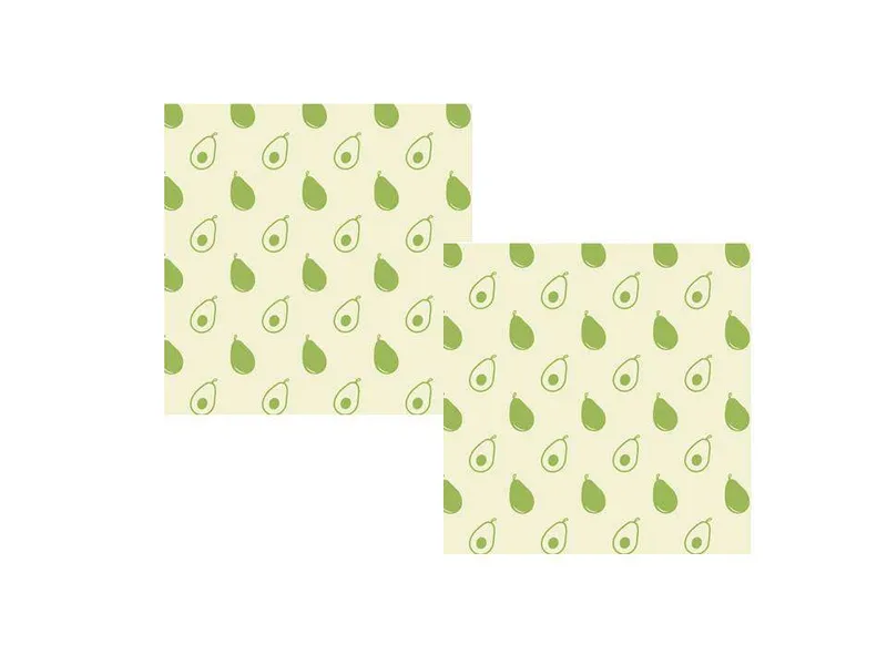 nuts innovations nuts innovations Bienenwachstuch 2er Set Avocado – Produktbild 2 von 2