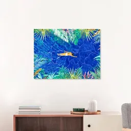 Photocircle Photocircle Poster / Leinwandbild - Tropical Jungle Pool – Produktbild 1 von 1