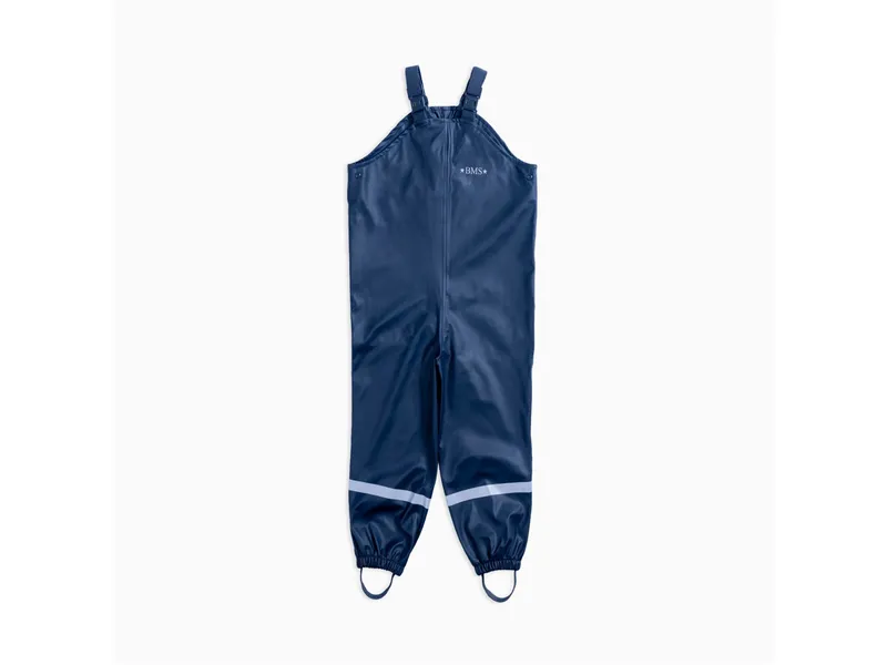 BMS BMS Kinder Buddelhose Regenhose mit Latz Räuberwald SoftSkin, Blau, – Produktbild 1 von 1