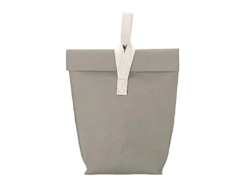 Lunchbag 'Yummy Plus' aus Papyr Gr. L, stone – Produktbild 1 von 1