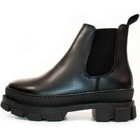 Will's Vegan Store Will's Vegan Store Damen vegan Luxe Track Sole Chelsea Boots Schwarz, Schwarz, – Produktbild 3 von 3