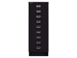 Bisley Bisley Schubladenschrank "MultiDrawer" DIN A3 mit 9 Schubladen schwarz – Produktbild 1 von 1