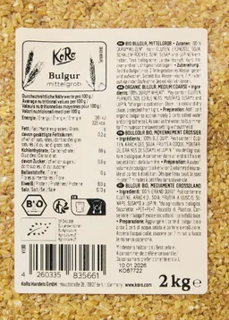 KoRo Bio Bulgur 2 kg – Produktbild 1 von 1