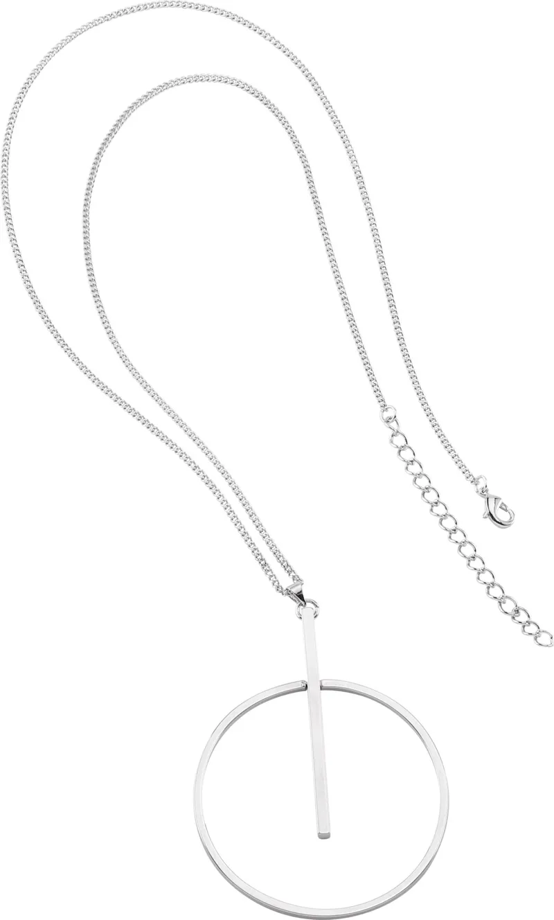heine Kette mit Anhänger, Silberfarben, – Produktbild 2 von 3